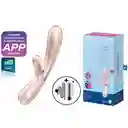 Satisfyer Hot Lover Vibrador Consolador Termico Y Con App Bluetooth + Lubricante Neutro A Base De Agua Osly Intimy 30 Ml