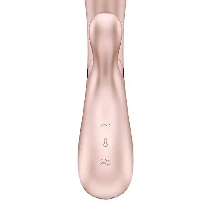 Satisfyer Hot Lover Vibrador Consolador Termico Y Con App Bluetooth + Lubricante Neutro A Base De Agua Osly Intimy 30 Ml