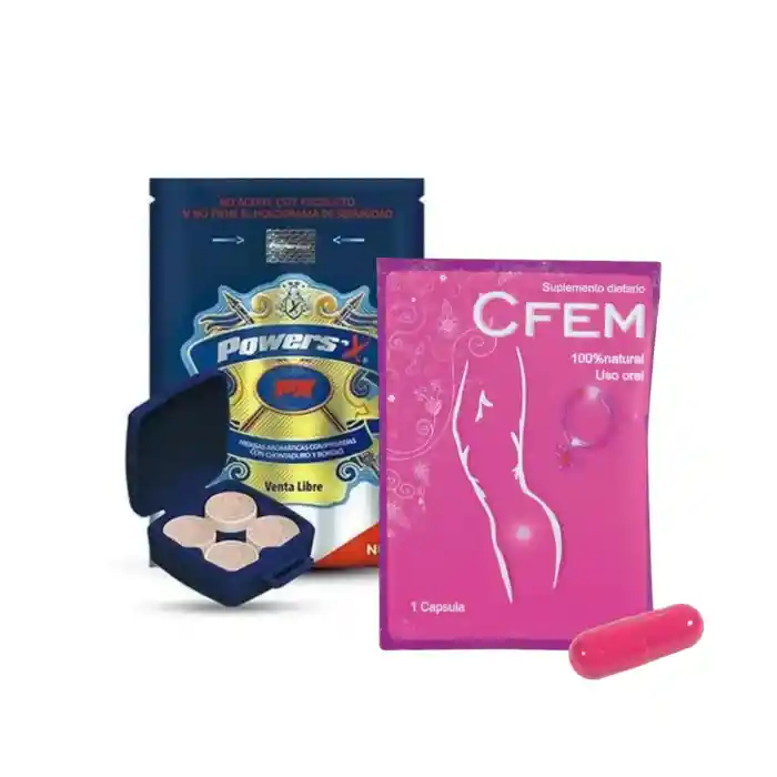 Power Sex Potencializador Sexual Un Sachet X 4 Pastillas+ Potenciador Sexual Femenino Cfem 1 Cápsula