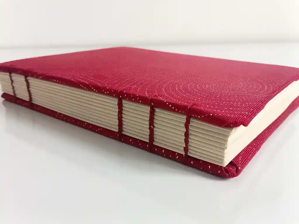 Cuaderno Copto Guinda Pequeño (g)