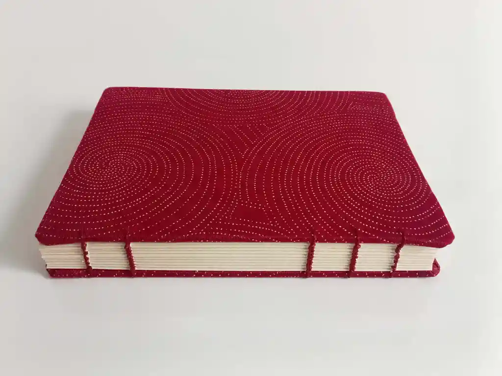 Cuaderno Copto Guinda Pequeño (g)