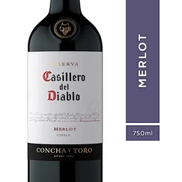 Vino Casillero Del Diablo Merlot 750ml