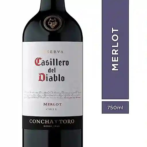 Vino Casillero Del Diablo Merlot 750ml