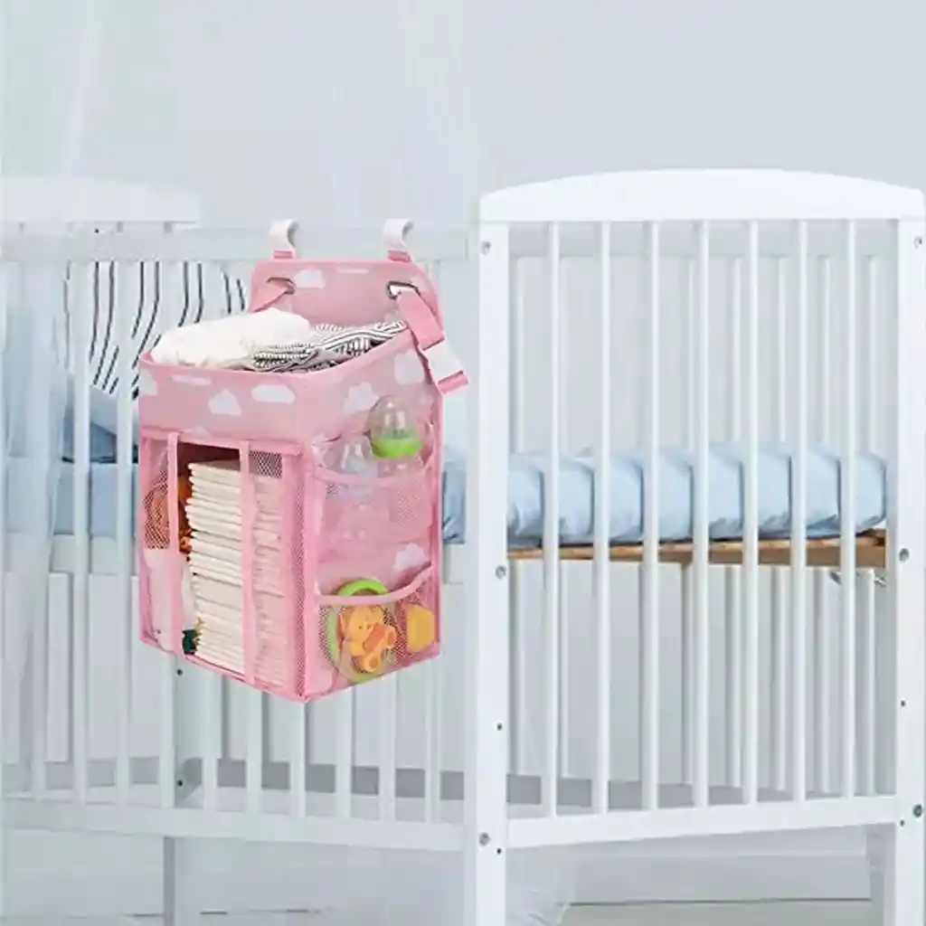 Organizador Cambiador Pañales Cradle Star Carrito De Pañales Rosa