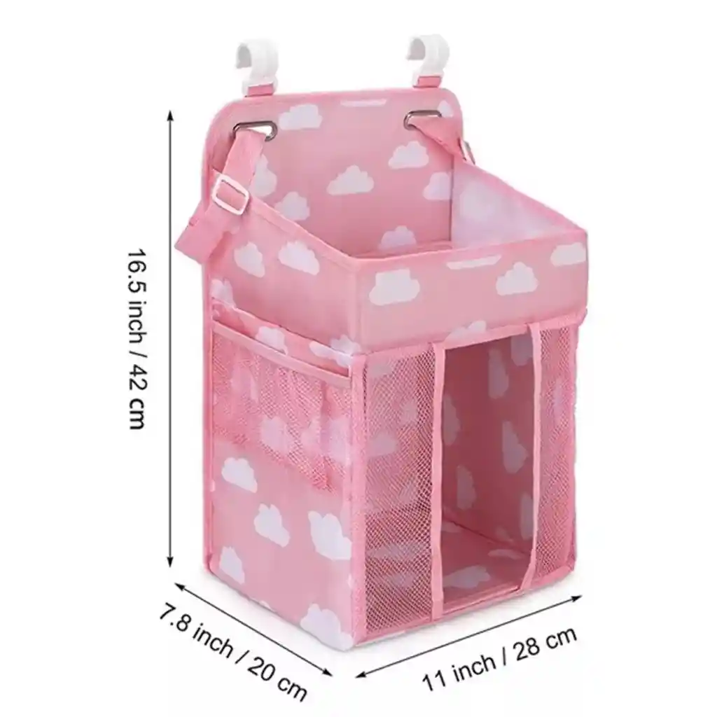 Organizador Cambiador Pañales Cradle Star Carrito De Pañales Rosa