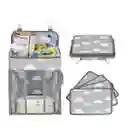 Organizador Cambiador Pañales Cradle Star Carrito De Pañales Gris