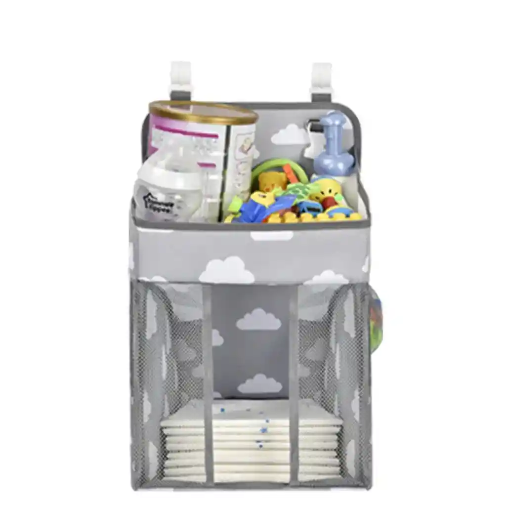 Organizador Cambiador Pañales Cradle Star Carrito De Pañales Gris