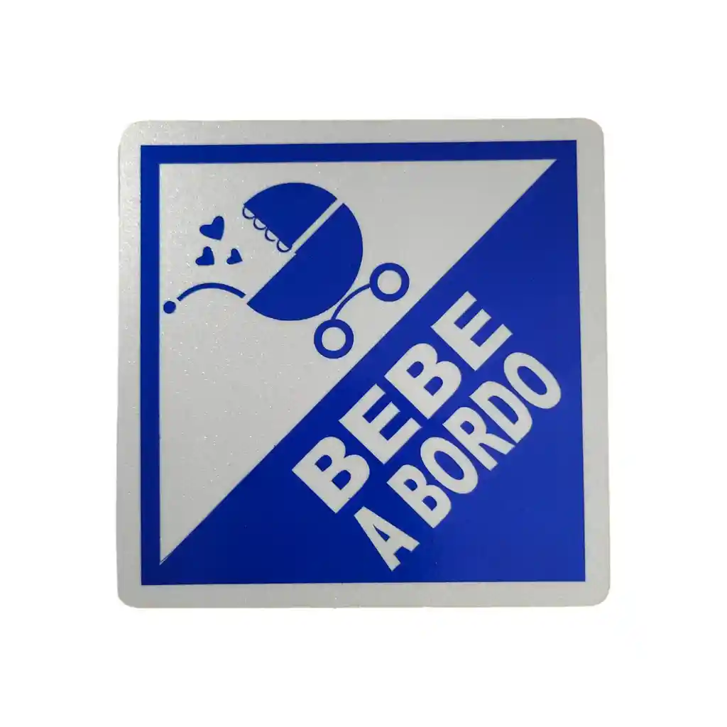 Sticker Adhesivo Señalización Bebé A Bordo