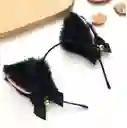 Diadema Con Orejas De Gato Negras