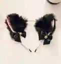 Diadema Con Orejas De Gato Negras