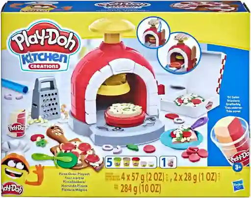 Juguete Play-doh Horno De Pizzas Y Accesorios Para Niños