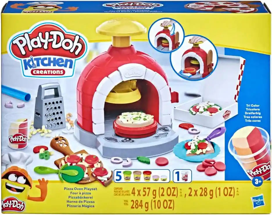Juguete Play-doh Horno De Pizzas Y Accesorios Para Niños