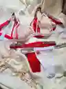 Conjunto Victoria’s Secret Color Rojo Blanco Y Negro