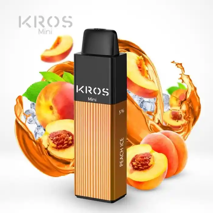 Kros Mini 4.000 Puffs, Peach Ice 5%