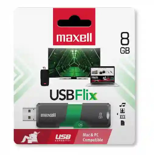 Maxell Usb 8gb Flix