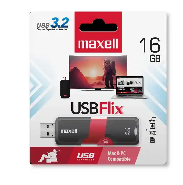 Maxell Usb 16gb Flix