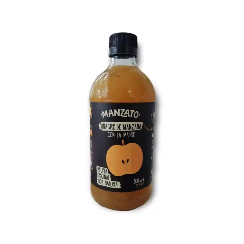 Vinagre De Sidra De Manzana 500 Ml-manzato Andean Valley