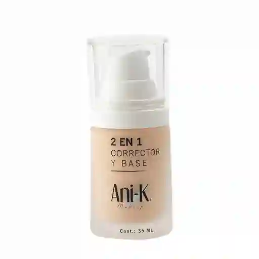 Base 2 En 1 Bonita Ani-k X 35ml - Tono 00 Anne