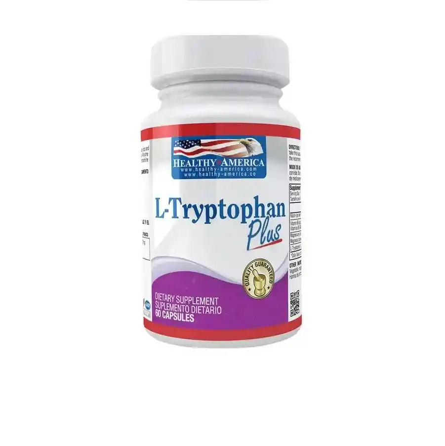 L - Tryptophan Plus X 100 Mg X 60 Cap - Healthy America