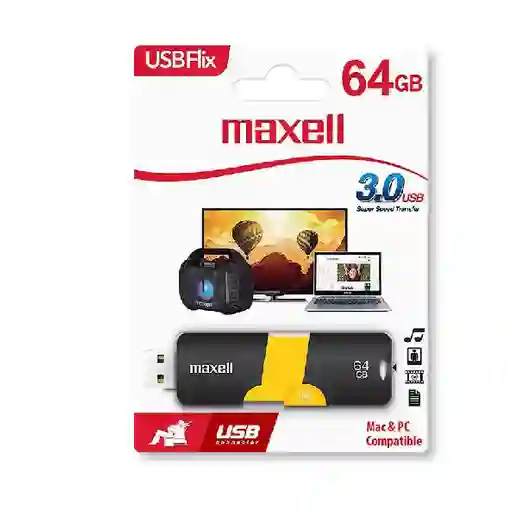 Maxell Usb 64gb Flix 3.2
