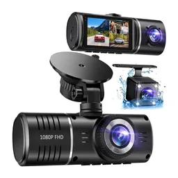 Cámara Carro Dvr 2.5in Dash Cam 1080p G-sensor 3canales C250