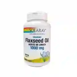 Flaxseed Oil 1000 Mg Organico X 99 Soft - Solaray