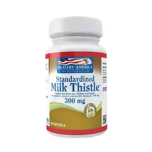 Milk Thistle 300 Mg X 90 Softgels - Healthy America