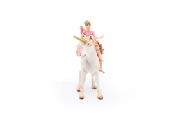 Figura Coleccionable Hada Sobre Unicornio Para Niños Niñas