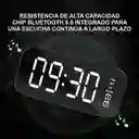 Speaker Radio Reloj Despertador Digital Led Bluetooth Fm K10