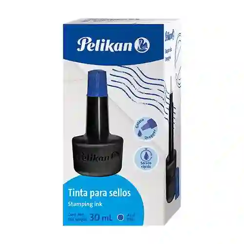 Pelikan Tinta Para Sellos - 30ml, Azul