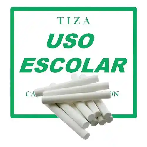 Tiza Escolar Caja X81 - Blanca