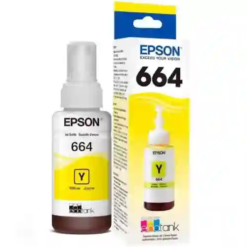 Epson Tinta Para Impresora 664 Amarillo