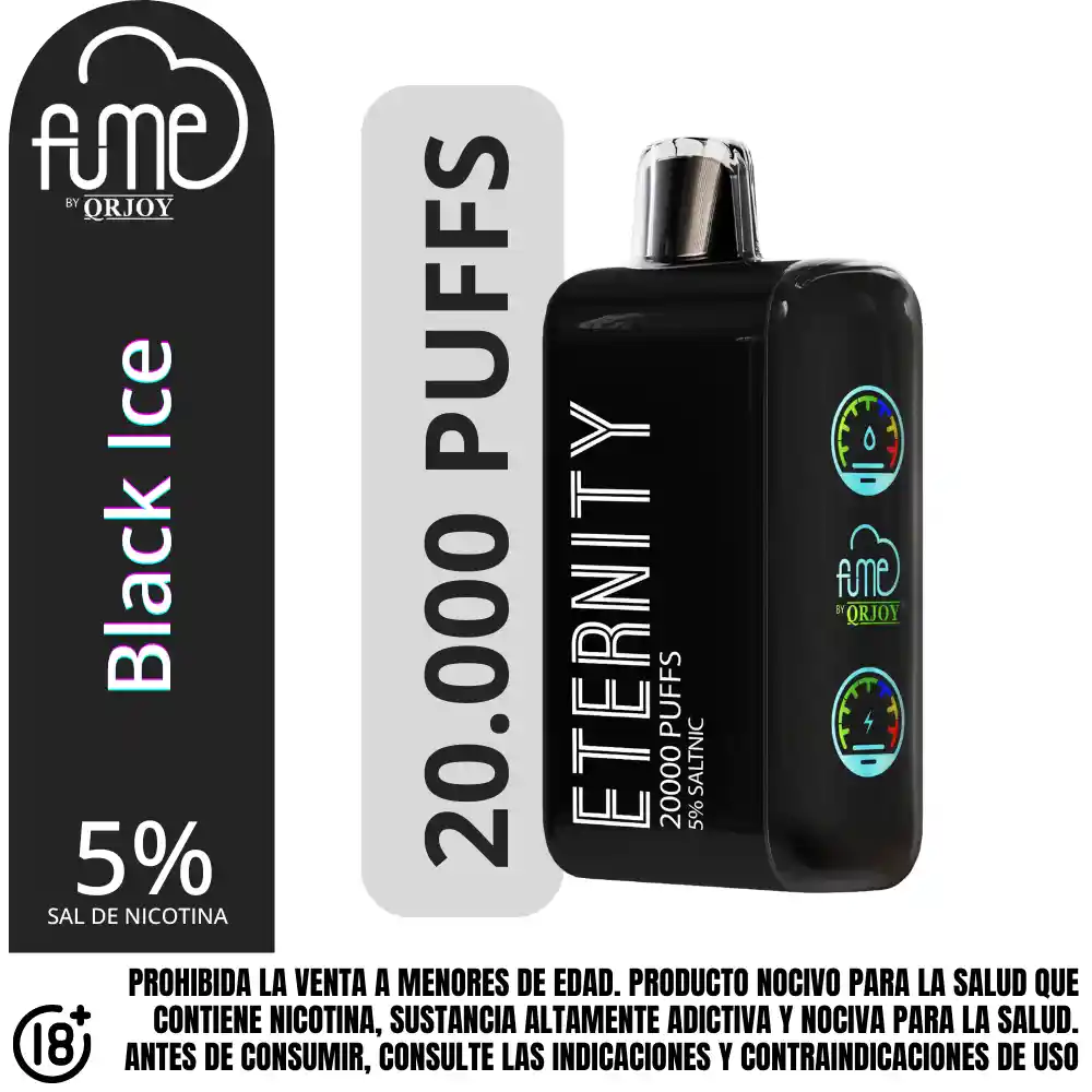 Vape Fume Black Ice 20000 Puffs 5%