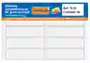 Rotulo Adhesivo 75-20 Rectangular Blanco