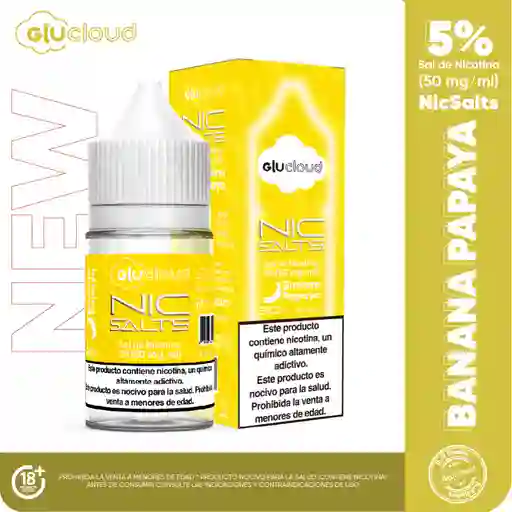 Sal De Nic Glucloud Banana Papaya 30 Ml 5%