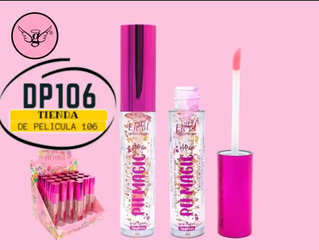 Brillo Labial Magic Gold Flowers