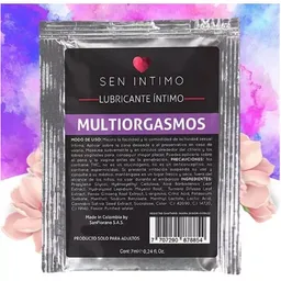 Multiorgasmico Femenino Sachet Sen Intimo Activa Clitoris Labios Vaginales Más Placer Lubricante Erotico