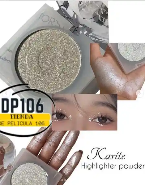 Iluminador Plata Karite X 1 Und Highlighter Powder