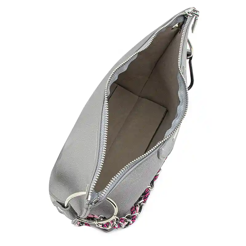 Bandolera Con Cadena Y Cordones Decorativas