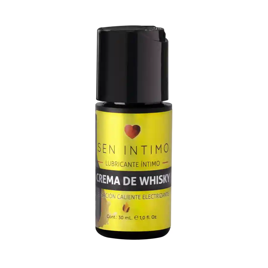 Lubricante Crema De Whisky Sen Intimo Caliente Electrizante 30ml Sen Intimo