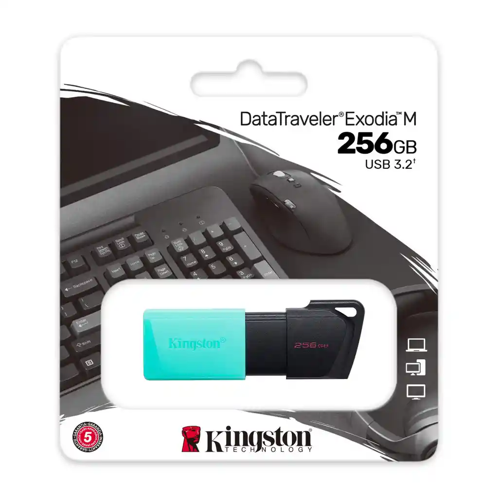 Memoria Usb 3.2 Kingston Datatraveler Exodia M 256gb