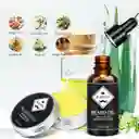 Kit Crecimiento Y Cuidado De Barba Rodillo Aceite Balsamo Peine