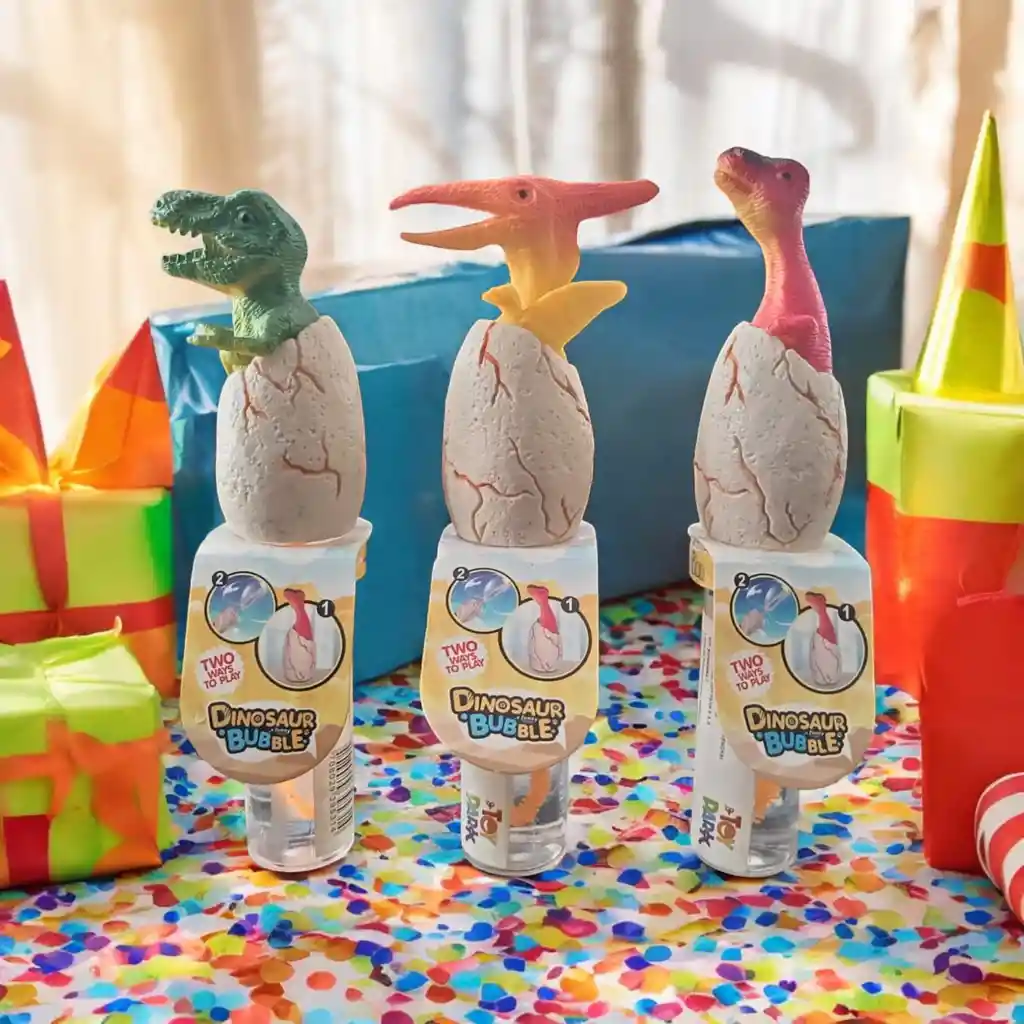 Burbujero Dinosaurio Para Niños X3 Unidades