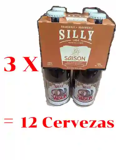 3 X 4 Pack Silly Saison = 12 Cervezas