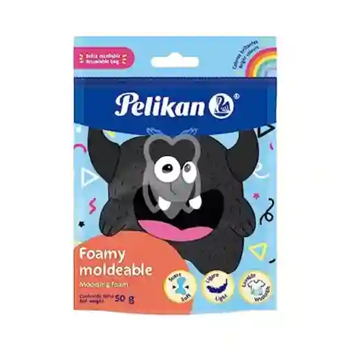 Foamy Moldeable 50 G Negro Pelikan