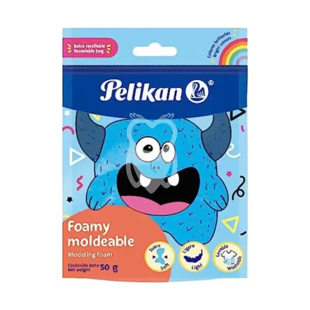 Foamy Moldeable 50 G Azul Claro Pelikan