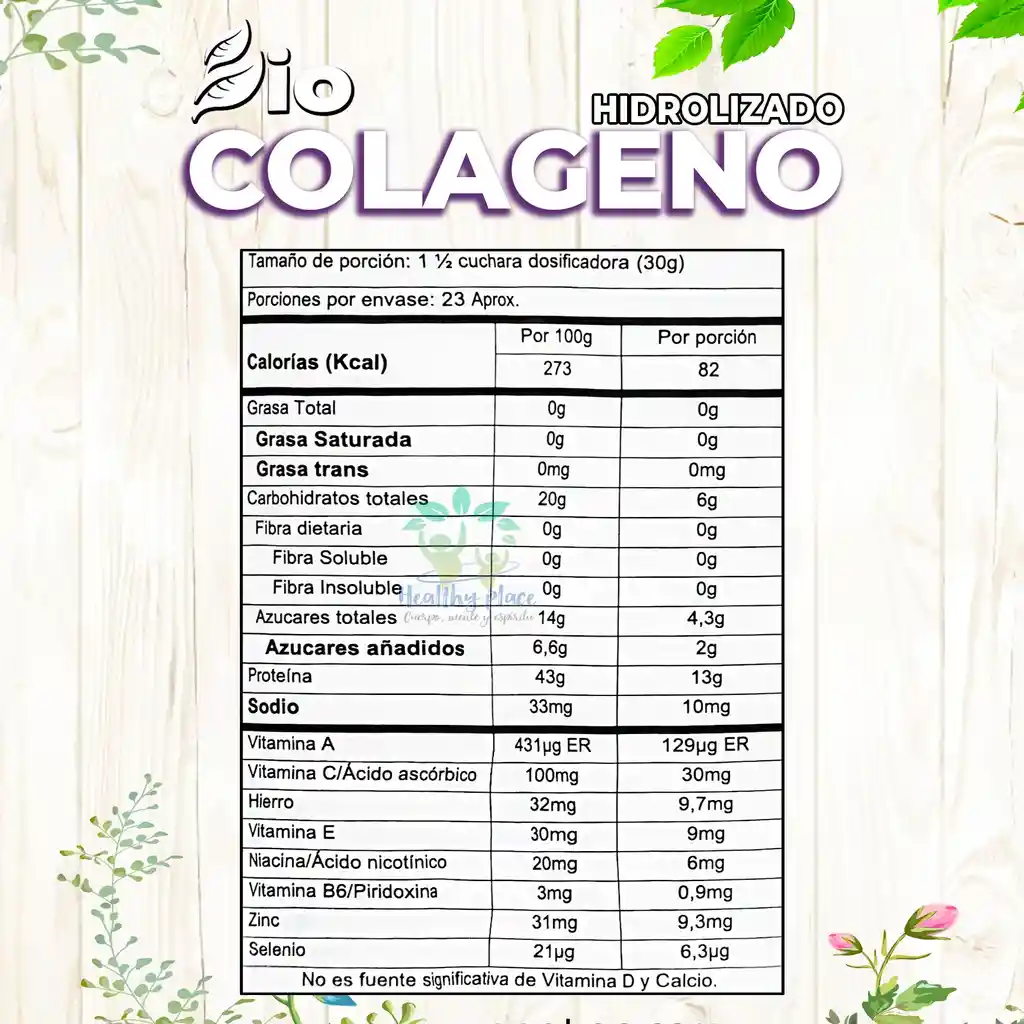 Colágeno Hidrolizado 700gr Biopronat