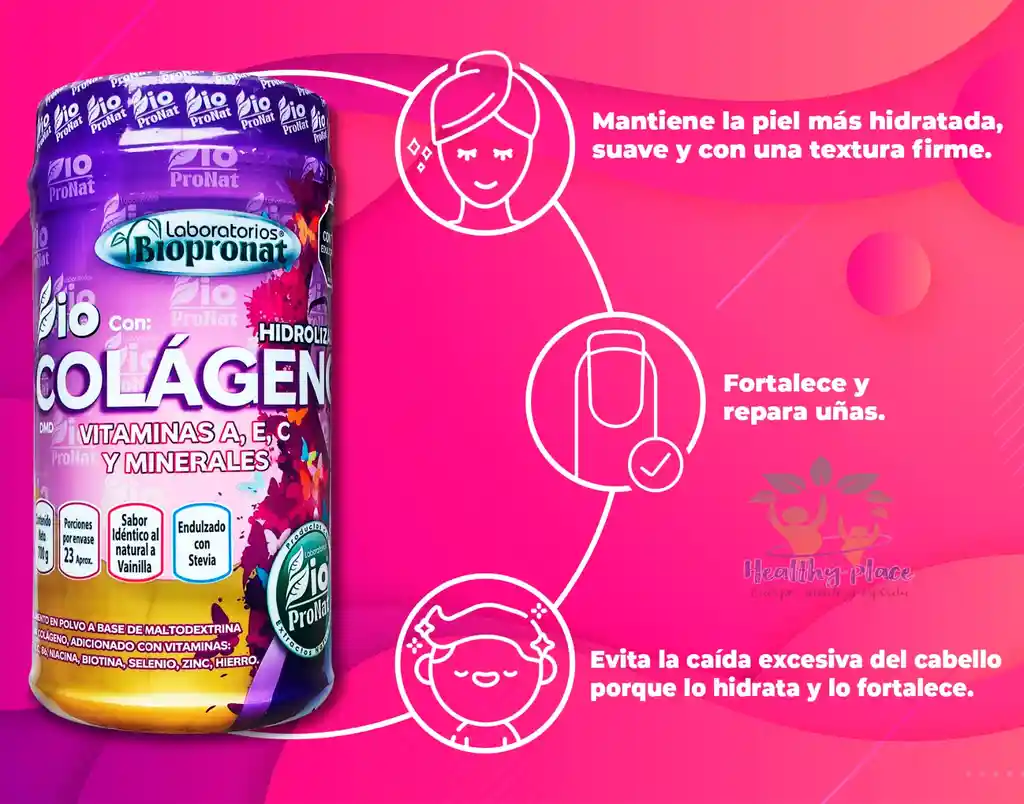 Colágeno Hidrolizado 700gr Biopronat