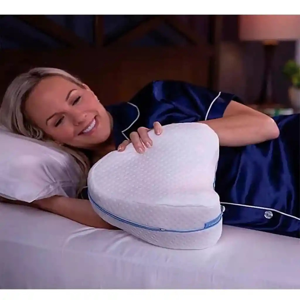 Cojín Almohada Ergonómica En Forma De Corazón Para Piernas Y Rodillas