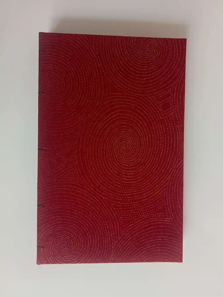 Cuaderno Copto Guinda Grande